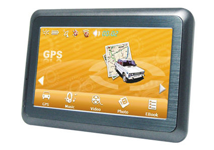 4.3 inç en yeni model Slim taşınabilir araba GPS navigasyonu V4304