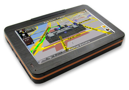 4.3 inç taşınabilir araba GPS navigasyonu V4302 Bluetooth ve AV-IN ile