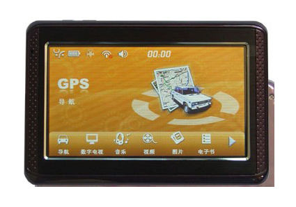 Bluetooth ile taşınabilir araba GPS navigasyonu 4305