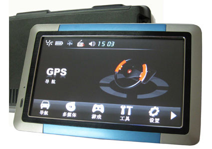 5.0 inç 65K Renkli TFT Dokunmatik Ekran Bluetooth GPS Navigatör Sistemi V5008