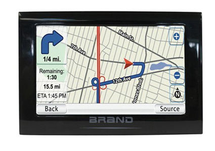 4.3 inç el GPS Navigator Sistemi V4310 Bluetooth ile HD dokunmatik ekran